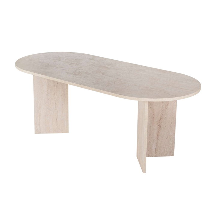 Nordure Mesa de Comedor Sabella Travertino